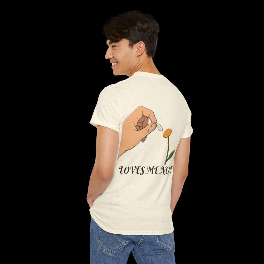 Loves Me/Loves Me Not Tee — Daisy Petal Picking Graphic T-Shirt