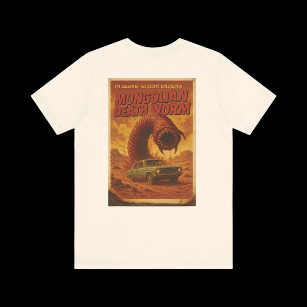 Vile Threads Death Worm Vintage Style Poster style T-shirt