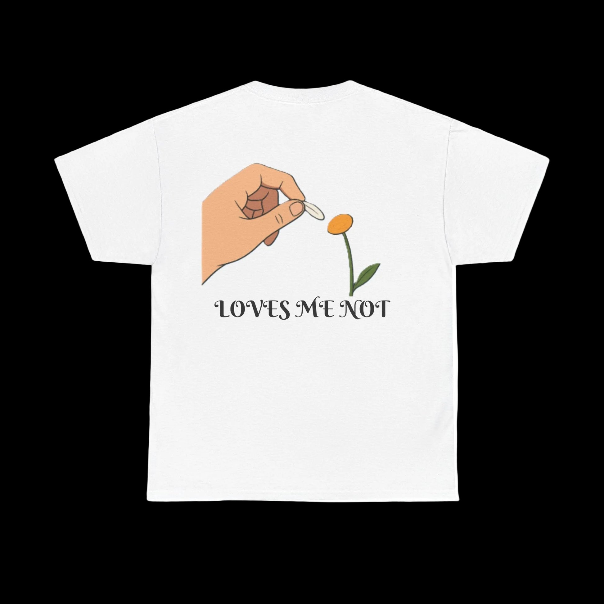 Loves Me/Loves Me Not Tee — Daisy Petal Picking Graphic T-Shirt