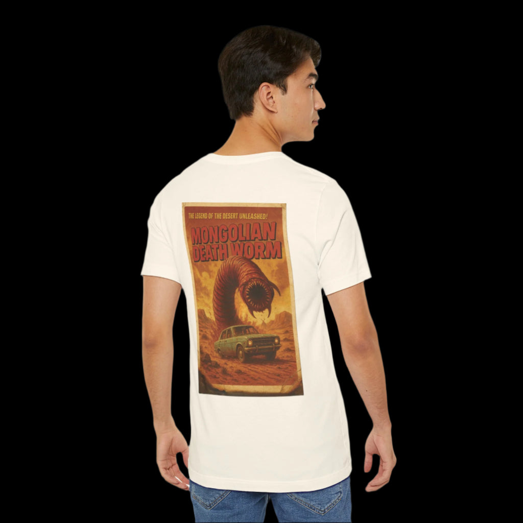Vile Threads Death Worm Vintage Style Poster style T-shirt