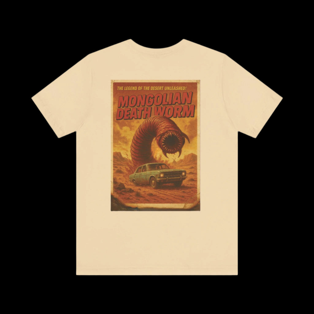 Vile Threads Death Worm Vintage Style Poster style T-shirt