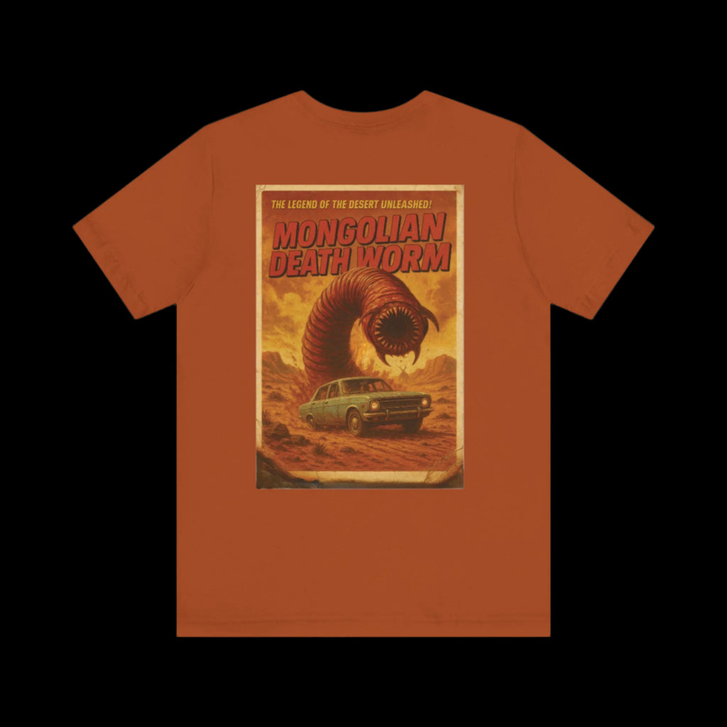 Vile Threads Death Worm Vintage Style Poster style T-shirt